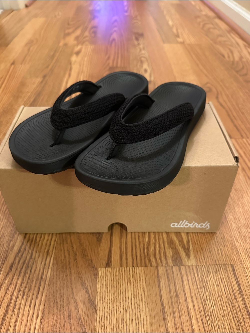 allbirds Black Women’s Cushioned Flip Flop Sandals